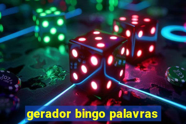 gerador bingo palavras